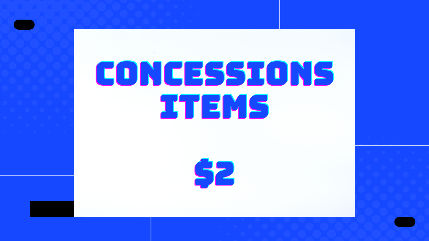 Concessions Items
