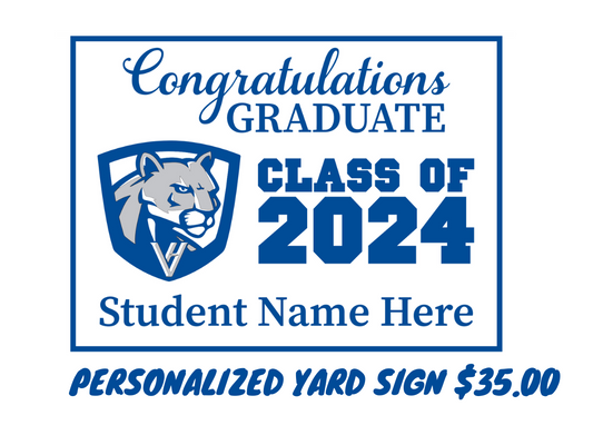 * Senior Yard Sign - Personalized *