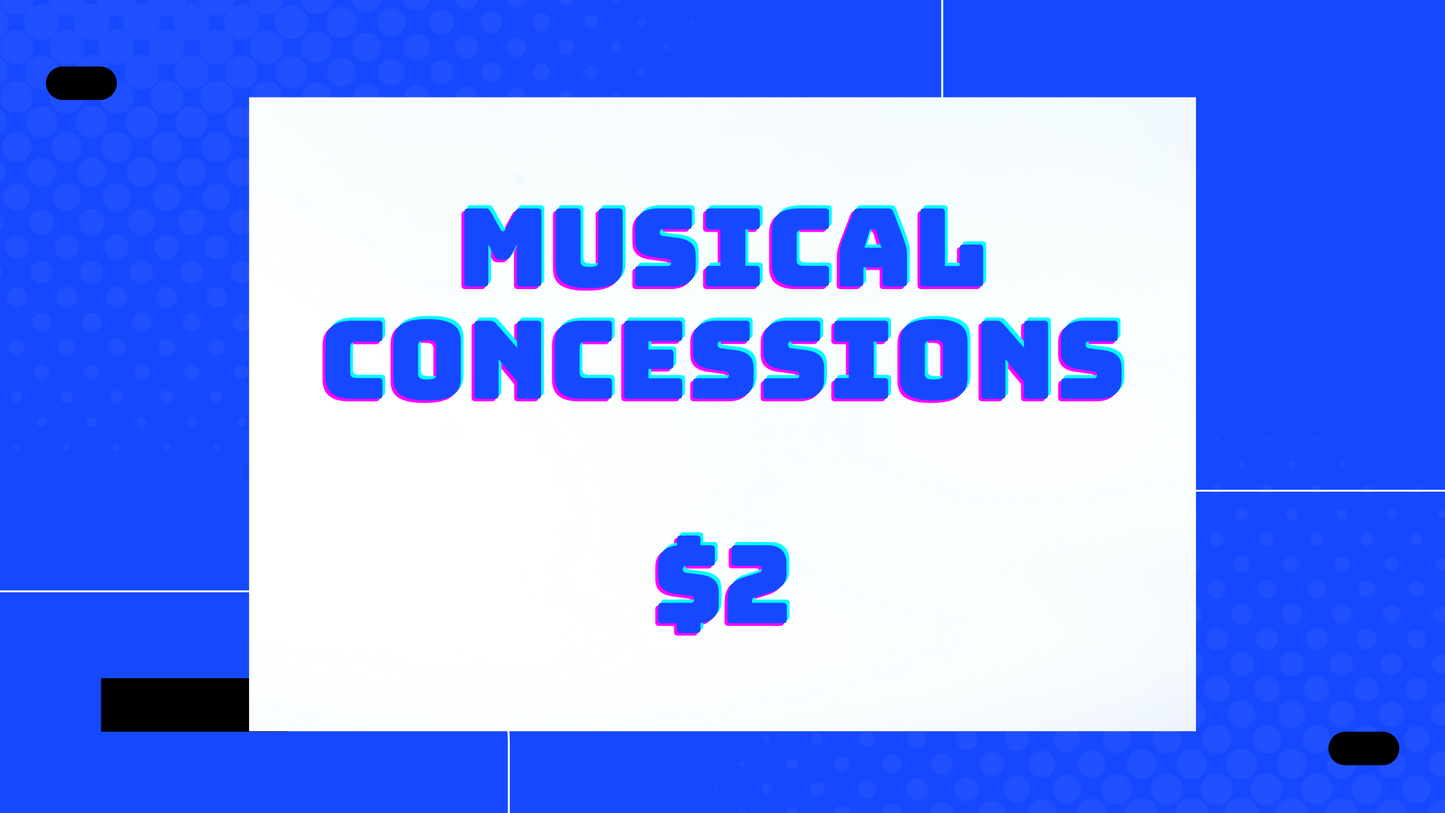 Musical Concession Item